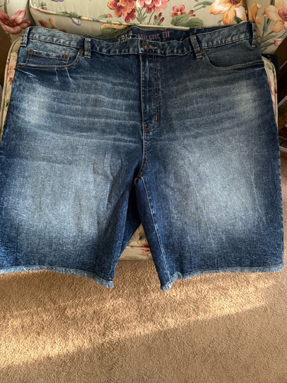 Denim Athletic Fit Men’s Shorts - Blue